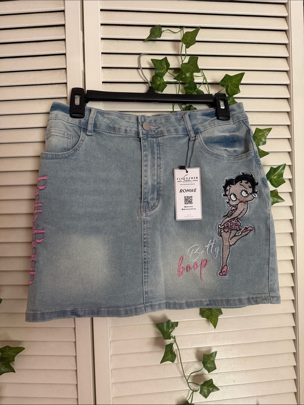 Betty Boop Denim Skirt